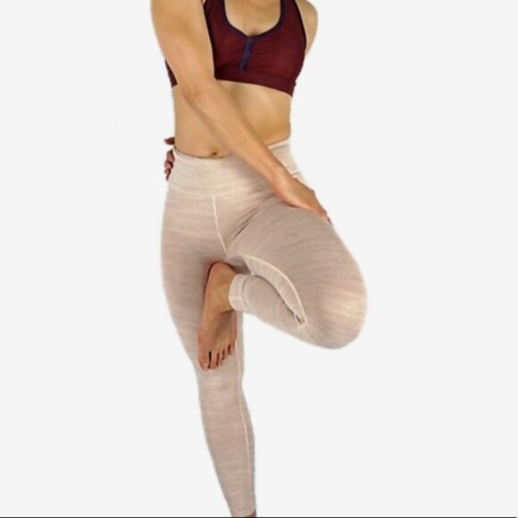 Outdoor Voices Tan Tech Sweat 3/4 Leggings Size S High Rise Tight Athletic Small - Picture 11 of 11